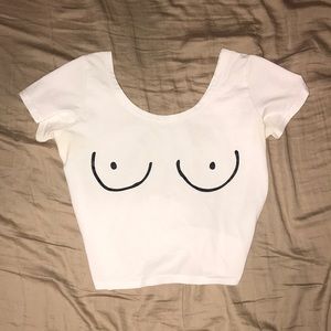 Boobies Crop Top